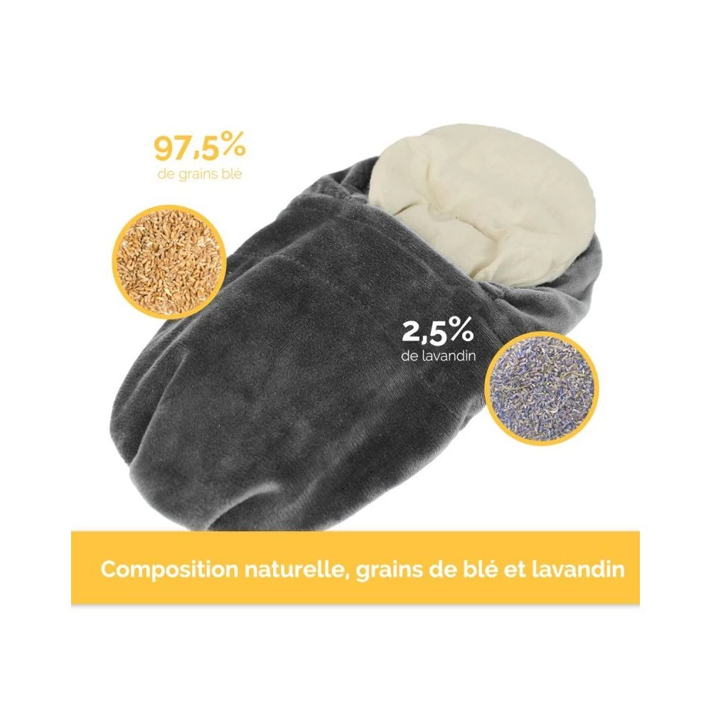 Chaussons Chauffants Universels Taille 36 Au 43 - Gris 4 Chaussons Chauffants Universels Taille 36 Au 43 - Gris – Image 2