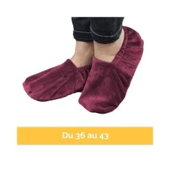 Chaussons Chauffants Universels Taille 36 Au 43 - Prune -Magasin de matériel de chauffage professionnel 1027 large 1569851373 taille violet