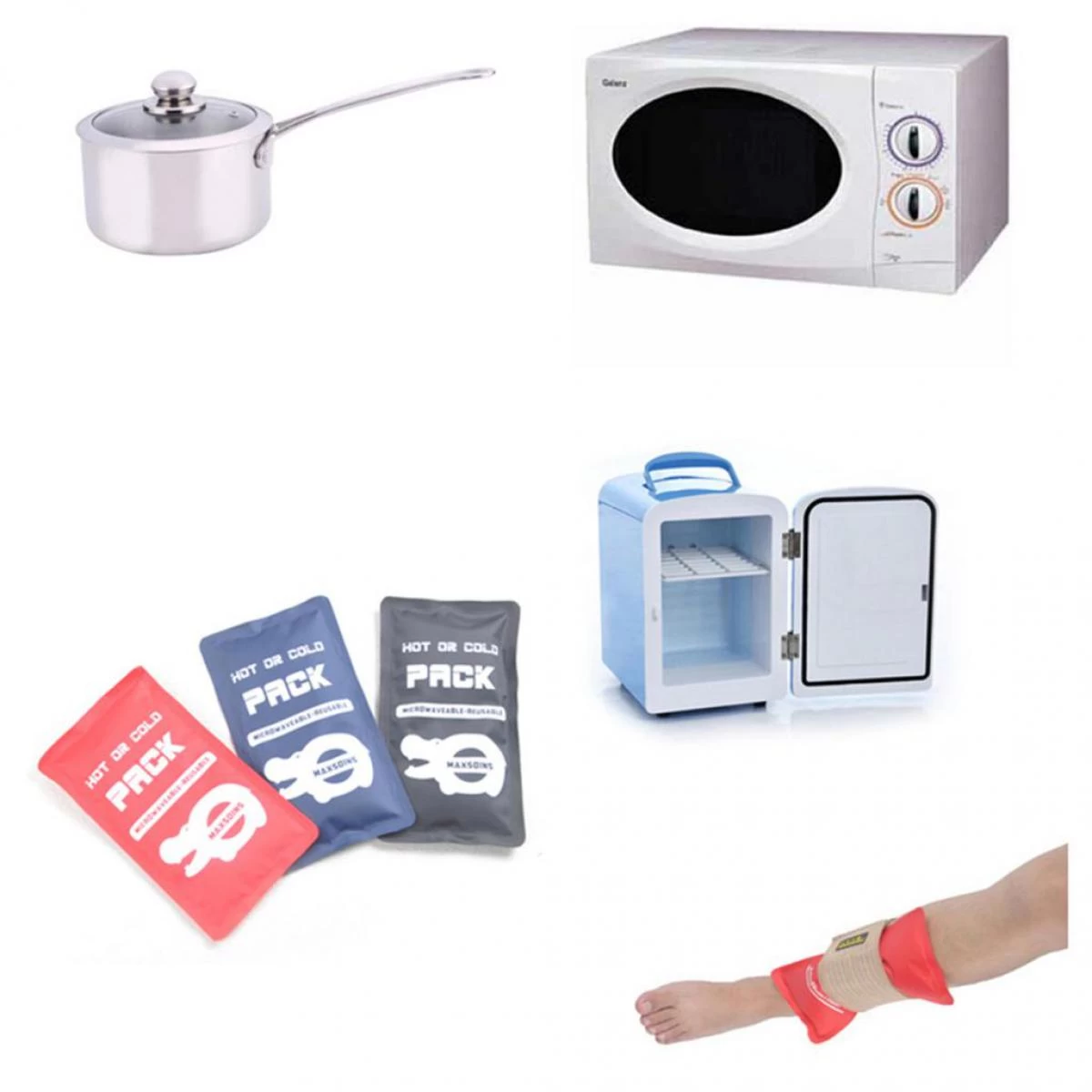 3 Pièces Gel Imperméable à L'eau Micro-ondes Refreezable Chaud Froi... 4 3 Pièces Gel Imperméable à L'eau Micro-ondes Refreezable Chaud Froi... – Image 2