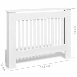 VidaXL Cache-radiateurs 2 Pcs Blanc MDF 112 Cm -Magasin de matériel de chauffage professionnel 8718475797821 g en hd 2