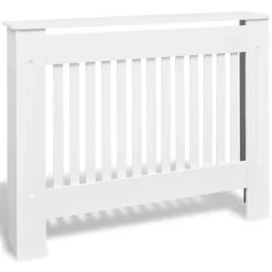 VidaXL Cache-radiateur 112 Cm MDF Blanc -Magasin de matériel de chauffage professionnel 8718475938613 a en hd 1