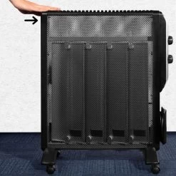 Duronic HV220 Radiateur En Mica 2000W Avec Thermostat -Magasin de matériel de chauffage professionnel a12hmzbhv7l