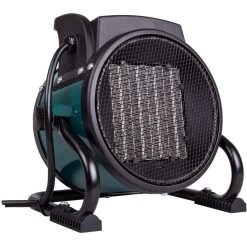 Chauffage électrique 2000W Vert Noir