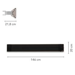 TROTEC Chauffage Radiant électrique Sans Lumière Rouge IRD 2400 Chau... -Magasin de matériel de chauffage professionnel chauffage radiant electrique sans lumiere trotec ird 2400 6808238 1009318 18 1140x1140