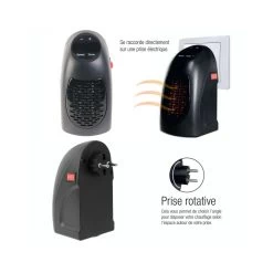 Chauffage Soufflant Miniature Direct Secteur - 400W