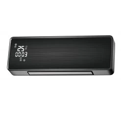 Chauffage Split Mural 2000 W, Façade En Verre Noir, Contrôle WIFI, T...