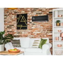 Chauffage Split Mural 2000 W, Façade En Verre Noir, Contrôle WIFI, T... -Magasin de matériel de chauffage professionnel chauffage split mural 2000 w facade en verre noir controle wifi telecommande et minuterie 12093434 32078446 1140x1140