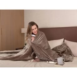 Chauffe-lit électrique 160W Beige, Arrêt Automatique, 130x180cm 7 Chauffe-lit électrique 160W Beige, Arrêt Automatique, 130x180cm -Magasin de matériel de chauffage professionnel chauffe lit electrique 160w beige arret automatique 130x180cm 12033242 31888610 1140x1140