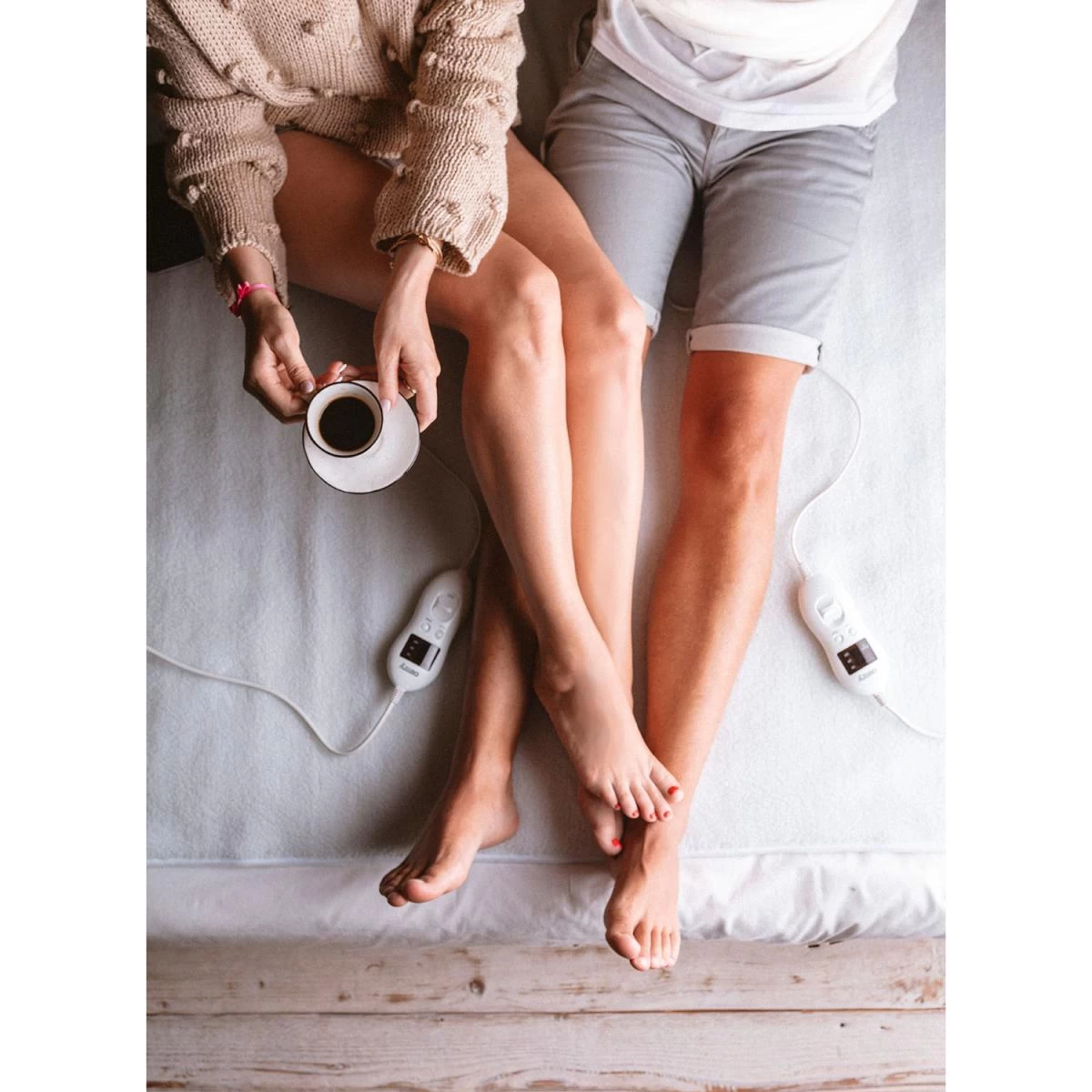 Chauffe-lit électrique 160x180cm 8 Température Minuteur Lavable 170W... 6 Chauffe-lit électrique 160x180cm 8 Température Minuteur Lavable 170W... – Image 4