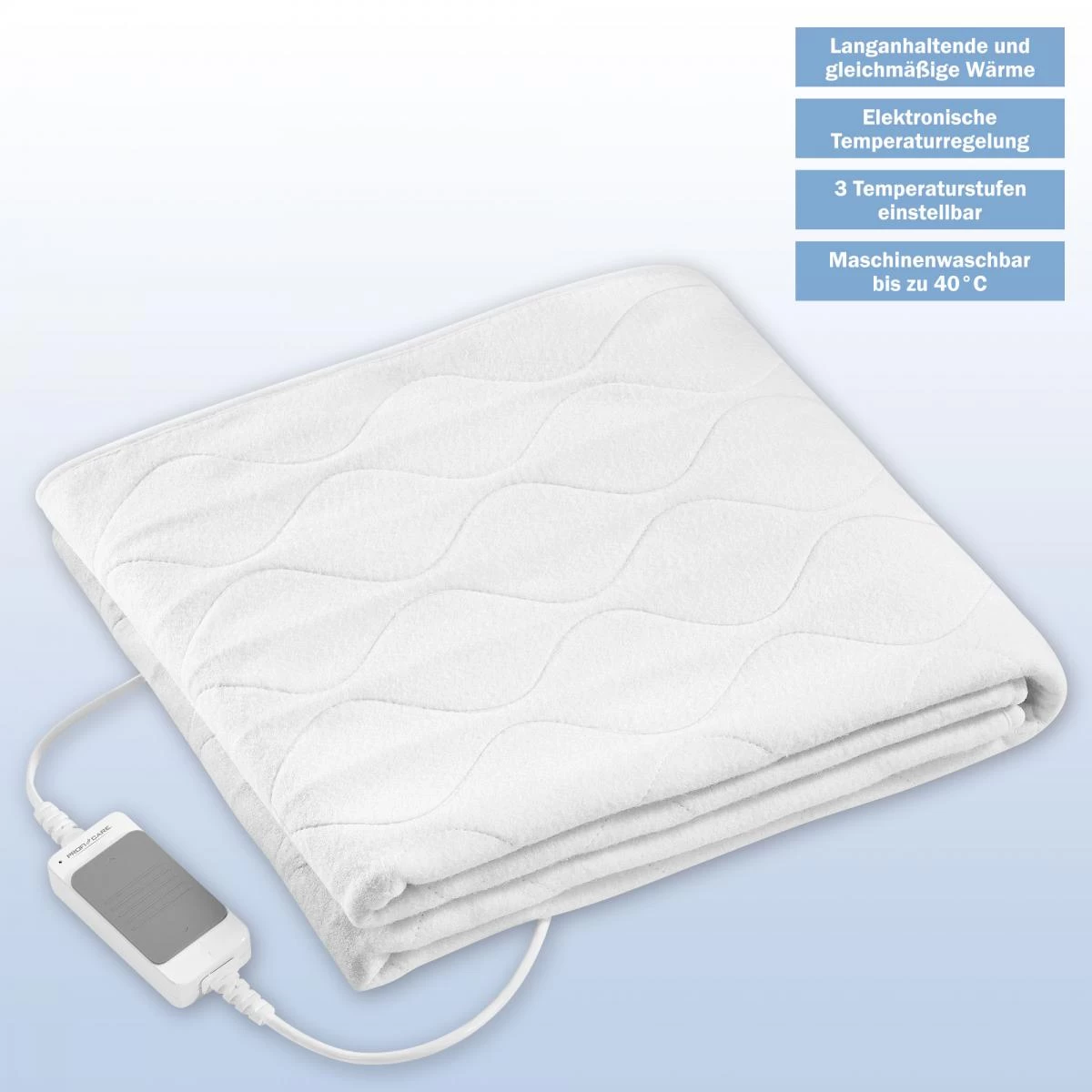 Chauffe-matelas électrique 70x150cm Housse De Matelas Thermique 3 Niv... 7 Chauffe-matelas électrique 70x150cm Housse De Matelas Thermique 3 Niv... – Image 5