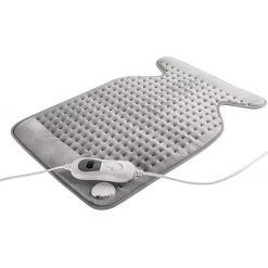 Coussin Chauffant 100W, Gris, Laine Synthétique, 63x42cm