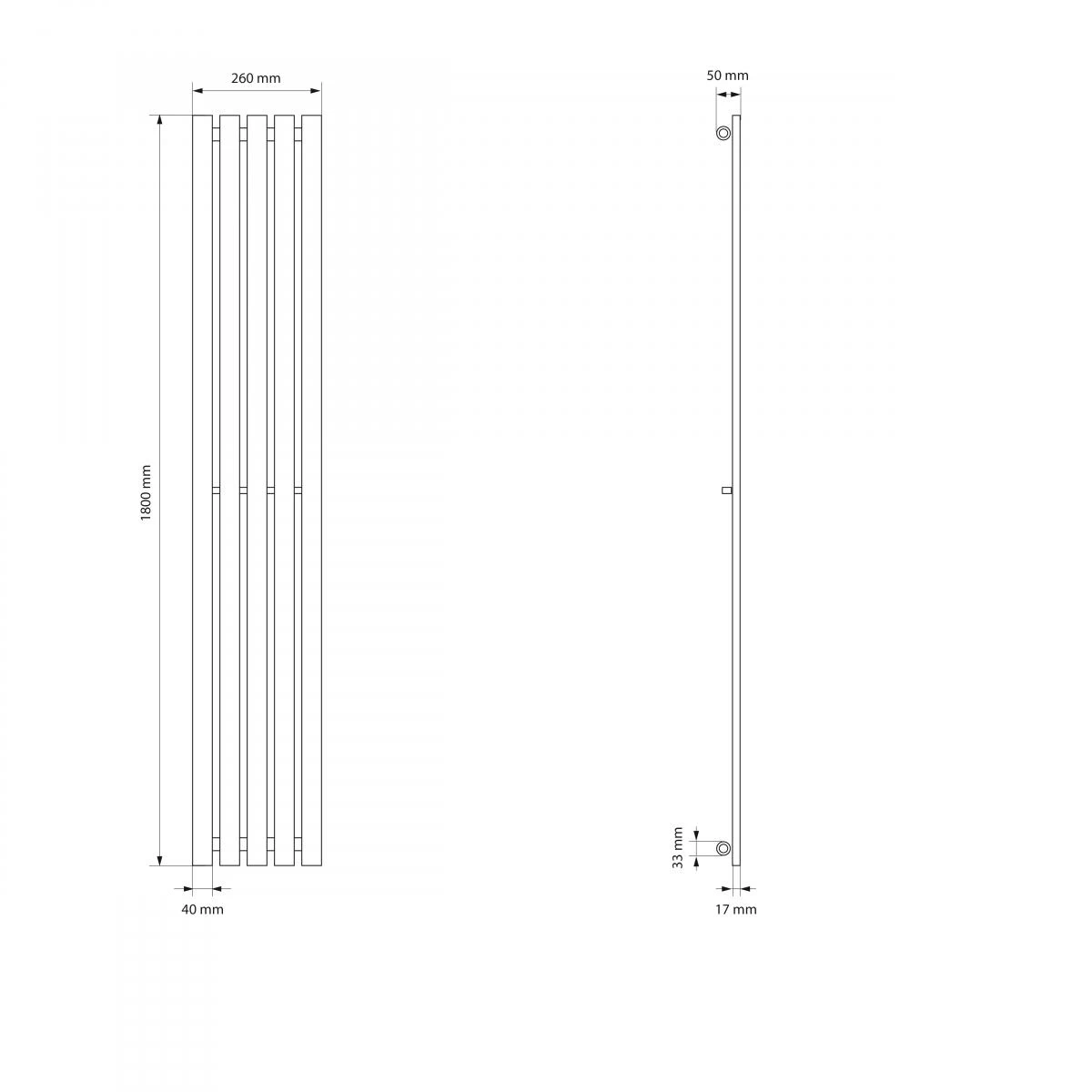ECD Germany Radiateur Design Radiateur Sèche Serviette Porte Serviett... 4 ECD Germany Radiateur Design Radiateur Sèche Serviette Porte Serviett... – Image 2