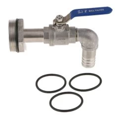 Bouche D'huile De Sortie De Baril De Tonne / Robinet 90 Degrés 20mm M...