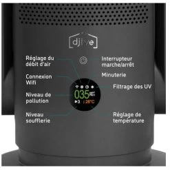 Purificateur D'air 25m² - DJ50017 - DJIVE 9 Purificateur D'air 25m² - DJ50017 - DJIVE -Magasin de matériel de chauffage professionnel purificateur dair 25m dj50017 djive 14067154 39062850 1140x1140