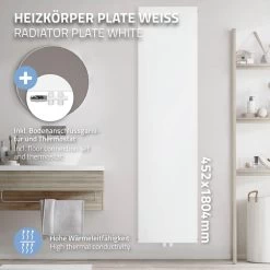 Radiateur De Salle De Bain 1800x452 Mm Blanc Avec Sol Garniture De Rac... -Magasin de matériel de chauffage professionnel radiateur de salle de bain 1800x452 mm blanc avec sol garniture de raccordement ml design 13737490 37916054 1140x1140