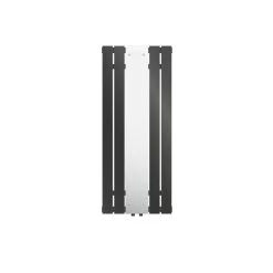 Radiateur De Salle De Bain Plat Avec Miroir 1200x450 Mm Anthracite ML-...