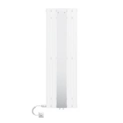 Radiateur De Salle De Bain Plat Avec Miroir Et Résistance 1200W 1600x...