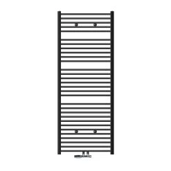Radiateur De Salle De Bain Sahara 750 X 1800 Mm Anthracite Courbe + Ra...