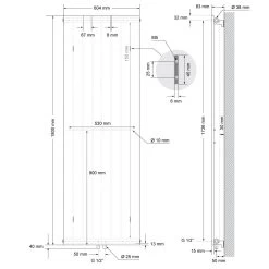 Radiateur De Salle De Bains 1800x604 Mm Blanc Avec Garniture De Raccor... -Magasin de matériel de chauffage professionnel radiateur de salle de bains 1800x604 mm blanc avec garniture de raccordement mural ml design 13737514 37916180 1140x1140