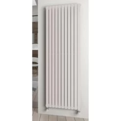 Radiateur Décoratif Vertical Eau Chaude Piano 2 Blanc 2020x568x46mm ...