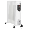 Radiateur électrique à Huile Teesa TSA8049 2500 W (11 Ailettes) Avec... -Magasin de matériel de chauffage professionnel radiateur electrique a huile teesa tsa8049 2500 w 11 ailettes avec thermostat 3 niveaux de chauffage sur 4x roulettes blanc 13428406 36725084 1140x1140