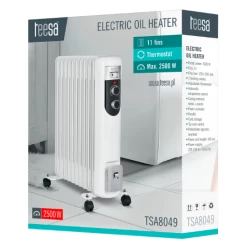 Radiateur électrique à Huile Teesa TSA8049 2500 W (11 Ailettes) Avec... 9 Radiateur électrique à Huile Teesa TSA8049 2500 W (11 Ailettes) Avec... -Magasin de matériel de chauffage professionnel radiateur electrique a huile teesa tsa8049 2500 w 11 ailettes avec thermostat 3 niveaux de chauffage sur 4x roulettes blanc 13428406 36725090 1140x1140