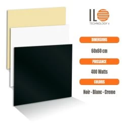 Radiateur électrique Mural Panneau Rayonnant En Céramique Extra Plat...