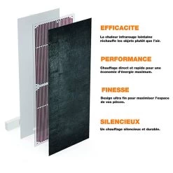 Radiateur électrique Plat Avec Thermostat Panneau Rayonnant En Pierre... 10 Radiateur électrique Plat Avec Thermostat Panneau Rayonnant En Pierre... -Magasin de matériel de chauffage professionnel radiateur electrique plat avec thermostat panneau rayonnant en pierre 120cm 750w convertible en seche serviette 13810532 38246582 1140x1140