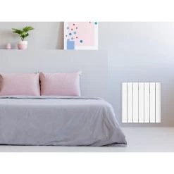 Radiateur Numérique à Inertie, Avec Fluide Interne 900W, En Céramiq... -Magasin de matériel de chauffage professionnel radiateur numerique a inertie avec fluide interne 900w en ceramique blanche avec controle wifi 12034820 31894176 1140x1140