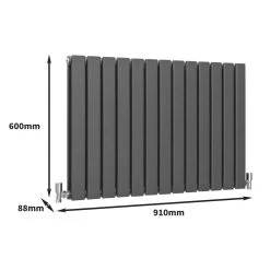 Radiateur Plat Gris Anthracite 60 Cm X 91 Cm -Magasin de matériel de chauffage professionnel radiateur plat gris anthracite 60 cm x 91 cm 12785368 34370132 1140x1140