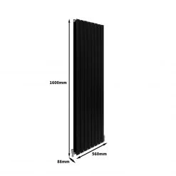 Radiateur Plat Noir Mat 160 Cm X 56 Cm -Magasin de matériel de chauffage professionnel radiateur plat noir mat 160 cm x 56 cm 12785338 34369982 1140x1140
