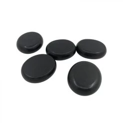 Set De 5 Pierres Chaudes De Massage - L 6 X L 5 X H 1,8 Cm