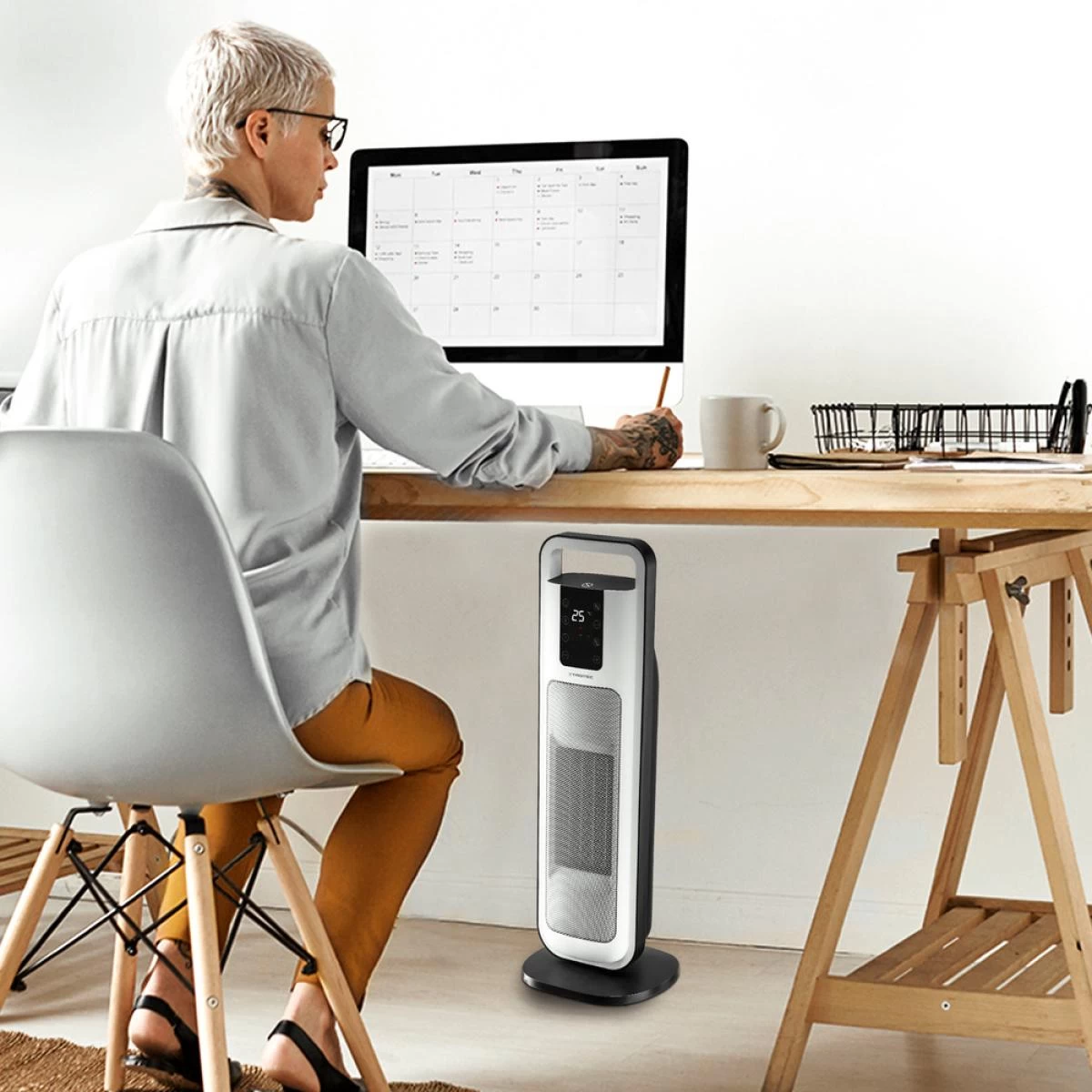 TROTEC Chauffage D'appoint Radiateur Soufflant Céramique Tour TFC 21 ... 7 TROTEC Chauffage D'appoint Radiateur Soufflant Céramique Tour TFC 21 ... – Image 5