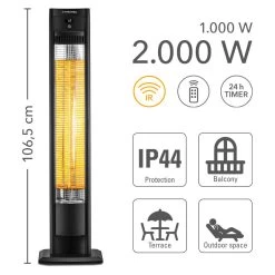 TROTEC Chauffage Infrarouge De Terrasse Sur Pied IRS 2010 E, 2000 W, C... -Magasin de matériel de chauffage professionnel trotec chauffage infrarouge de terrasse sur pied irs 2010 e 11960752 1009372 72 1140x1140