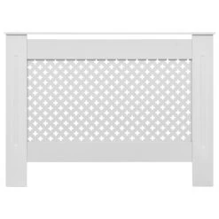 VidaXL Cache-radiateur Blanc 112x19x81,5 Cm MDF -Magasin de matériel de chauffage professionnel vidaxl cache radiateur blanc 112x19x815 cm mdf 7871357 19908435 1200x1200