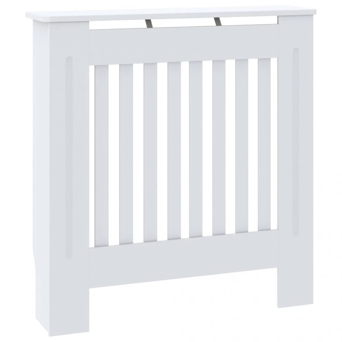 VidaXL Cache-radiateur MDF Blanc 78 Cm 4 VidaXL Cache-radiateur MDF Blanc 78 Cm – Image 2
