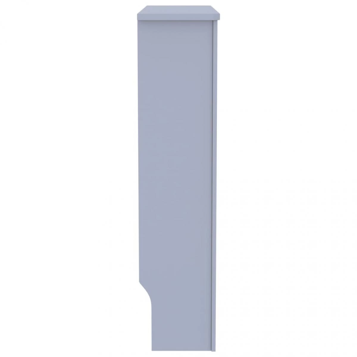 VidaXL Cache-radiateur MDF Gris 78 Cm 6 VidaXL Cache-radiateur MDF Gris 78 Cm – Image 4