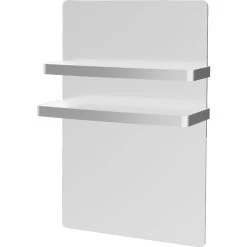 VOLTMAN - Radiateur Rayonnant Verre Seche Serviette 1000 Watts Blanc