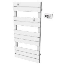 VOLTMAN - Seche Serviettes Barres Plates - Sec Chauffant - 500W - Prog...