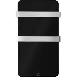 Sèche-serviette En Verre Extra-plat XTALBAGNO 400 W - Noir